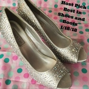 HOST PICK! 4" studded Rhinestones peekaboo